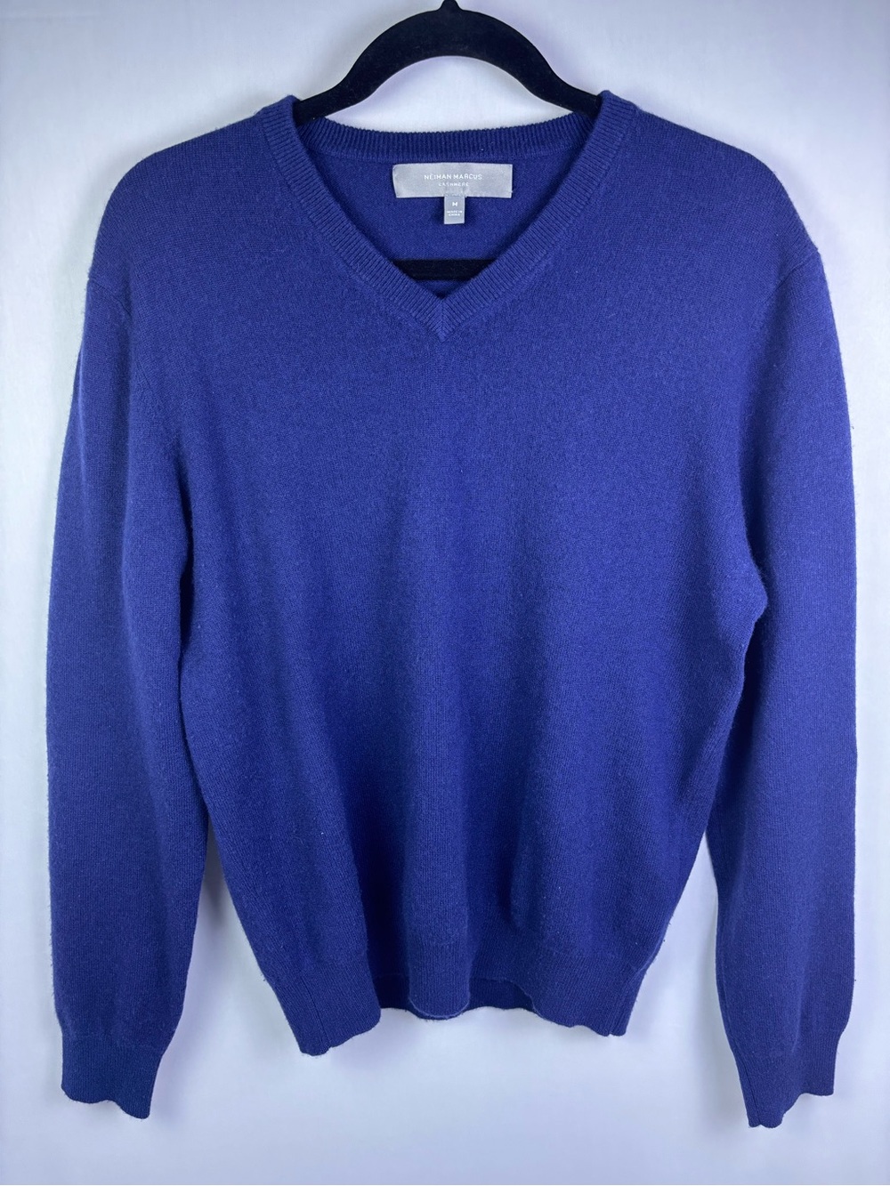 Staple V-Neck Women’s Sweater in Blue